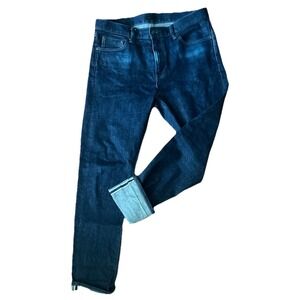 Uniqlo Jeans Mens‎ 33 Kaihara Selvedge Denim Slim Straight 33x31.5